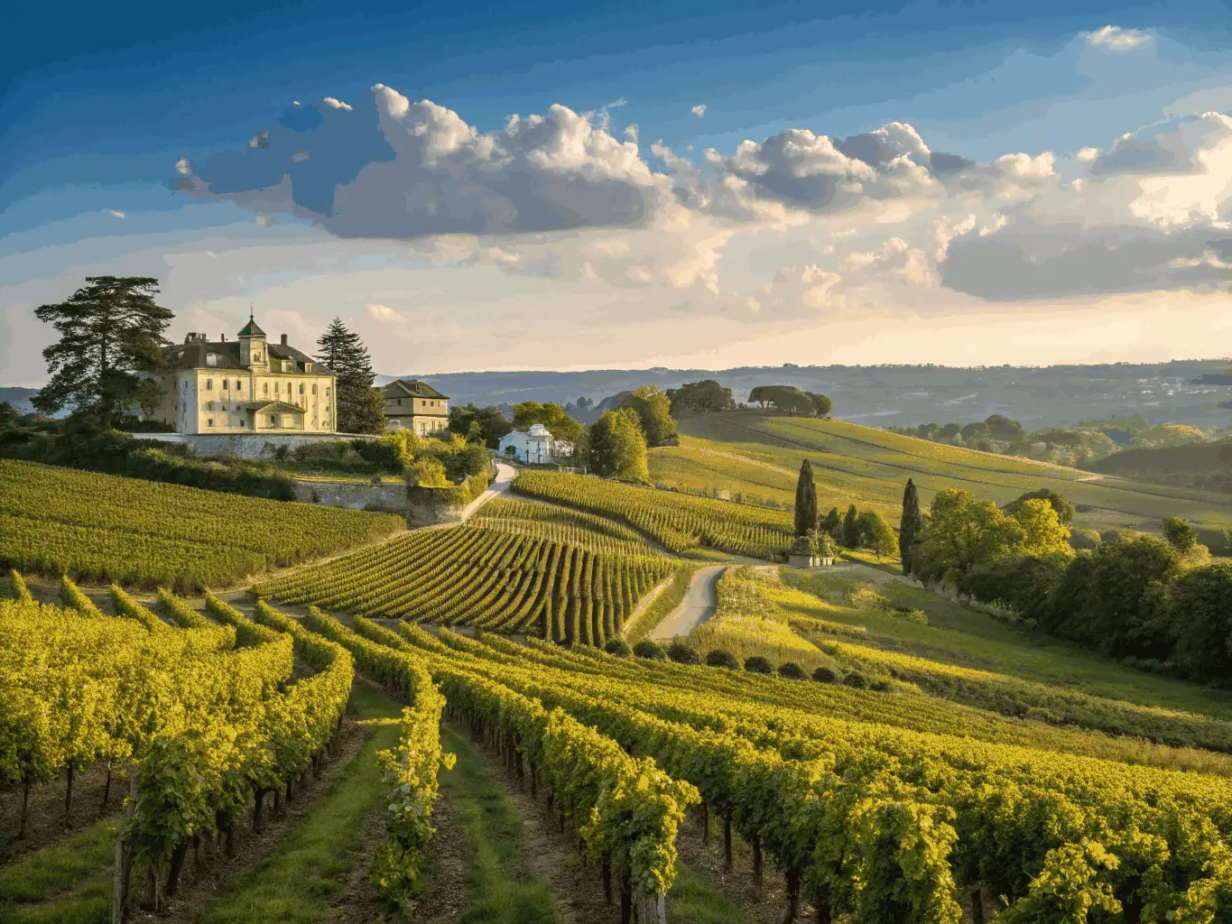 A scenic view of Soudaine-Lavinadière, showcasing its natural beauty and tourist attractions, with subtle overlays indicating tourism development initiatives and community involvement.